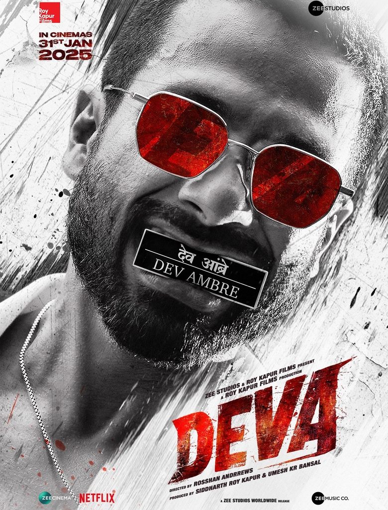 Deva (2025) Bollywood Hindi Movie HD ESub